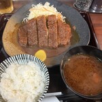 矢田かつ - 上とんかつランチ（1450円）
