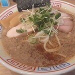 人力俥 - 背脂煮干そば（アップ）