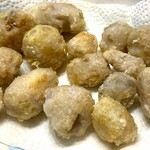 蔵王爽清市場 - 里いもは茹で揚げて頂きました！