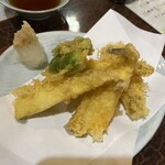 一心 - キスの天ぷら