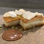 カーサ・デル・チーボ - 八戸産秋穴子の焼きリゾットと実山椒　赤ワインソース添え