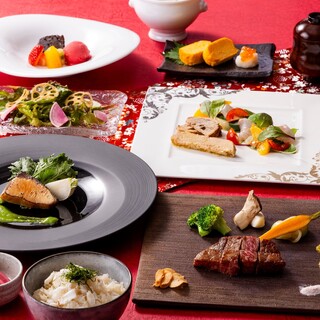 季節の鉄板焼きコース