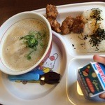山田家乃ごん太 - お子さまラーメンセットは充実の内容