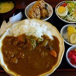 高盛食堂 - 唐揚げカレー　1