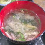 和食 すずき - 付け合せ 味噌汁　2024.10.26