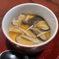 鮨 大嶋 - お餅入りの茶碗蒸し