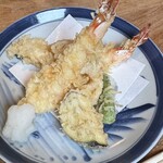 神楽坂 大川や - 海老天ぷら
