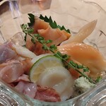 すしやのたい悟 - 貝盛り合わせアップ