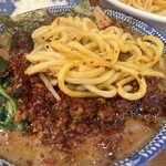 つけめん桜の如く - プースー濃すぎて麺が沈まんイリュージョン