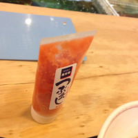 稚加榮 本店 - つぶだしのチューブ明太子。