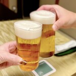 御宿かわせみ - 熟撰アサヒプレミアム生ビールで乾杯♬.*ﾟ