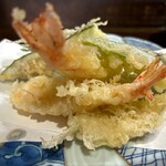 蛙の子 - 裏側！★天ざるそば（1100円税込）★