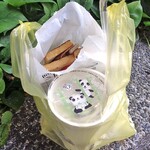 阿姐的店碳烤三明治 - 豬排起司火腿蛋 ＆ 冰鮮奶紅茶