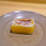 銀座 しのはら - デザートは玉子のくず焼き。