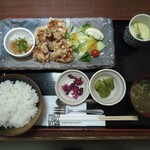 暖屋 秋田大學病院前店 - 【ランチ】唐揚げおろしポン酢定食：１０８９円（税込）【２０２４年１１月撮影】