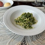 プリマベラ  - 岩のりのクリームソースパスタ