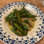 cozicozi. - ナスとヒモトウガラシのニンニクオイル