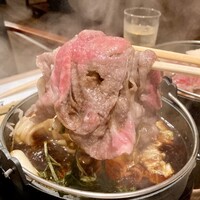 黄金出汁しゃぶと江戸前寿司 肉のあさつ 梅田お初天神店 - 