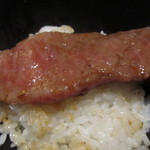 秋田牛玄亭 - ご飯は固めで美味しい