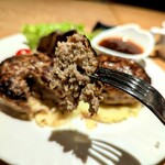 格之進 ハンバーグ - 金格ハンバーグダブル