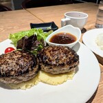 格之進 ハンバーグ - 金格ハンバーグダブル