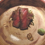 龍のひげ - 黒毛和牛の炙りステーキ