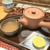 天麩羅 巽 - 松茸の土瓶蒸し