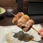 焼鳥 行雲 - ニンニクの芽巻き