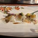 横浜うかい亭 - 紅葉鯛のカルパッチョ