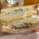 穂の香 - ハム野菜xたまご