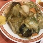 亀戸ぎょうざ 両国支店 - かた焼きそば