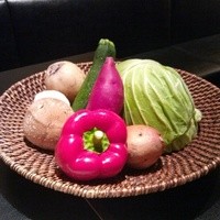 和食鉄板 銀座 朔月 - 本日の野菜