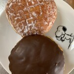 麦のかなた - プレーンとチョコの生ドーナツ