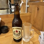 鶏だしおでんと干魚の店 ほし寅 - 赤星ラガー大瓶/680円♪