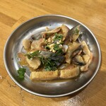 鶏だしおでんと干魚の店 ほし寅 - 〆さば、大根ガリ、からし醤油和え/480円♪