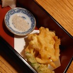 亀戸升本 - 大根のかき揚げ(天ぷら):初めて食べたけど、美味い