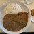 カレーハウス チリチリ - 料理写真:ミックス マサラカレースパイシーな辛口1450円+玉葱アチャール100円。カレーに対してライスが足りなかったので、後からライス大盛り100円分を追加