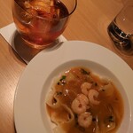 チャイナルーム - 上海蟹の刀削麺