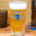 王富貴黄燜鶏 - 2024.11 サントリー生ビール（450円）