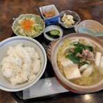 ニュー新川 - 料理写真:シャモ鍋定食