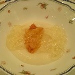 ラミ・デュ・ヴァン・エノ - ［２回目］冷前菜(うにとトマトのゼリーと根セロリのムース)