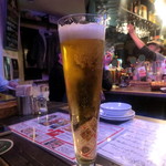 名物”でっかい生ビール￥600
