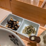 だし茶漬け+肉うどん えん - 小鉢