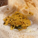 TOKYO BHAVAN - ドーサの中身はクミンの効いたポテト