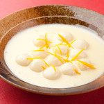 Itarian Nishiyama Tei - 「白玉団子のニョッキ白みそクリームソース柚子の香り」
