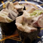 元禄寿司 - タコサラダ。