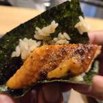 梅田 鮨処いこう - ウナギ巻き