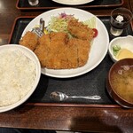 こいわ軒 - ジャンボロースカツセット