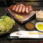 とんかつ マンジェ - 日向あじ豚(Ｌ)定食