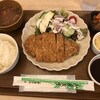 道の駅 いずみ山愛の里 - 厚切りトンカツ定食